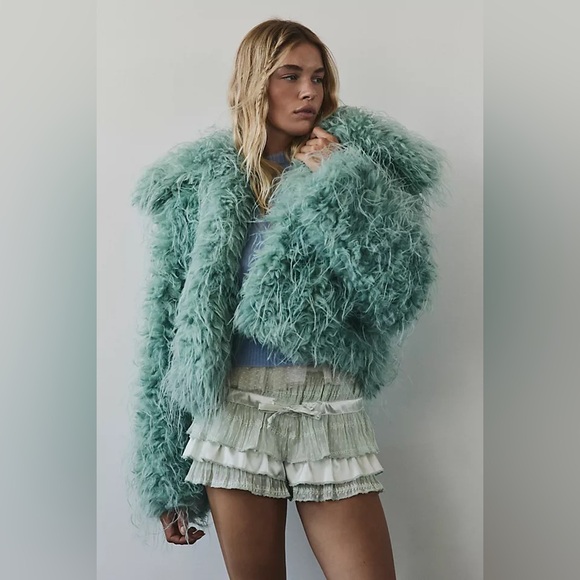 Free People Jackets & Blazers - Free people moonlight faux fur jacket